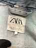 Zara 100% Cotton Blue Denim Jacket Size S - photo 6