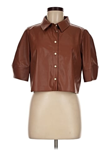 Maeve 3/4 Sleeve Button-Down Shirt (view 1)