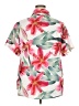 Unbranded 100% Polyester Tropical Pink Short Sleeve Blouse Size 2X - photo 2