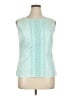 Talbots Teal Sleeveless Blouse Size 14 - photo 1
