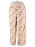 Shein Floral Ivory Tan Casual Pants Size 2X - photo 1