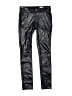Blank NYC 100% Polyurethane Metallic Silver Black Active Pants Size 10 - photo 1