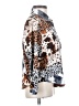 Moon Orchid 100% Polyester Animal Print Brown Long Sleeve Blouse Size XS - photo 4