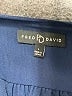 Fred David 100% Polyester Blue 3/4 Sleeve Blouse Size L - photo 7