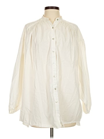 Free People Long Sleeve Button-Down Shirt (view 1)