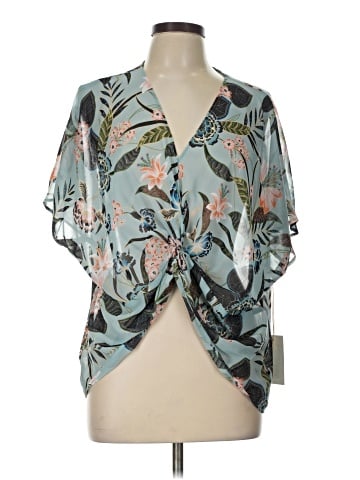 Fifteen Twenty Short Sleeve Blouse (view 1)