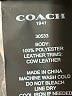 Coach 100% Leather Print White Leather Jacket Size 8 - photo 8