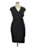 Lark & Ro Solid Black Cocktail Dress Size 1X - photo 1