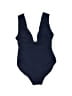 Andie Solid Blue One Piece Swimsuit Size XS - photo 1