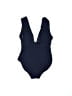 Andie Solid Blue One Piece Swimsuit Size XS - photo 2