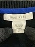 Joan Vass 100% Cotton Color Block Blue Pullover Sweater Size 14 (3) - photo 7