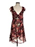 Elle Floral Red Cocktail Dress Size S - photo 1