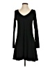 Express Solid Black Casual Dress Size S - photo 1