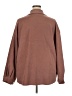 Shein Curve 100% Polyester Brown Long Sleeve Button-Down Shirt Size 20 Plus (4) - photo 2