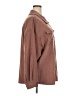 Shein Curve 100% Polyester Brown Long Sleeve Button-Down Shirt Size 20 Plus (4) - photo 4