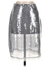 Unbranded 100% Polyester Metallic Silver Formal Skirt Size S - photo 1