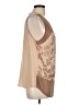 Bellatrix 100% Polyester Tan Sleeveless Blouse Size L - photo 4