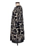 Papillon 100% Polyester Graphic Black Casual Dress Size M - photo 5