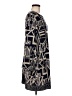 Papillon 100% Polyester Graphic Black Casual Dress Size M - photo 4