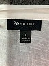 AB Studio White 3/4 Sleeve Blouse Size L - photo 7
