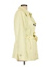 Calvin Klein 100% Polyester Yellow Trenchcoat Size 10 - photo 4