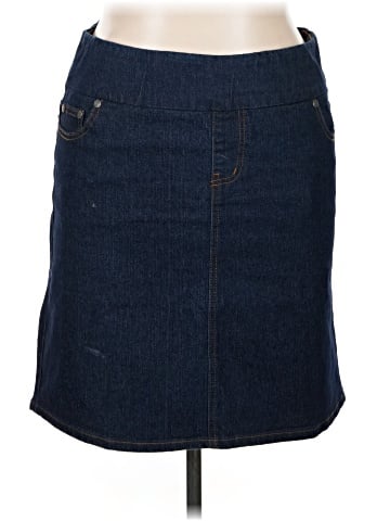 Chadwicks Denim Skirt (view 1)