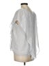 Rafaella Silver Short Sleeve Blouse Size L - photo 5