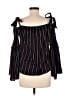 Intermix Black Long Sleeve Blouse Size M - photo 2