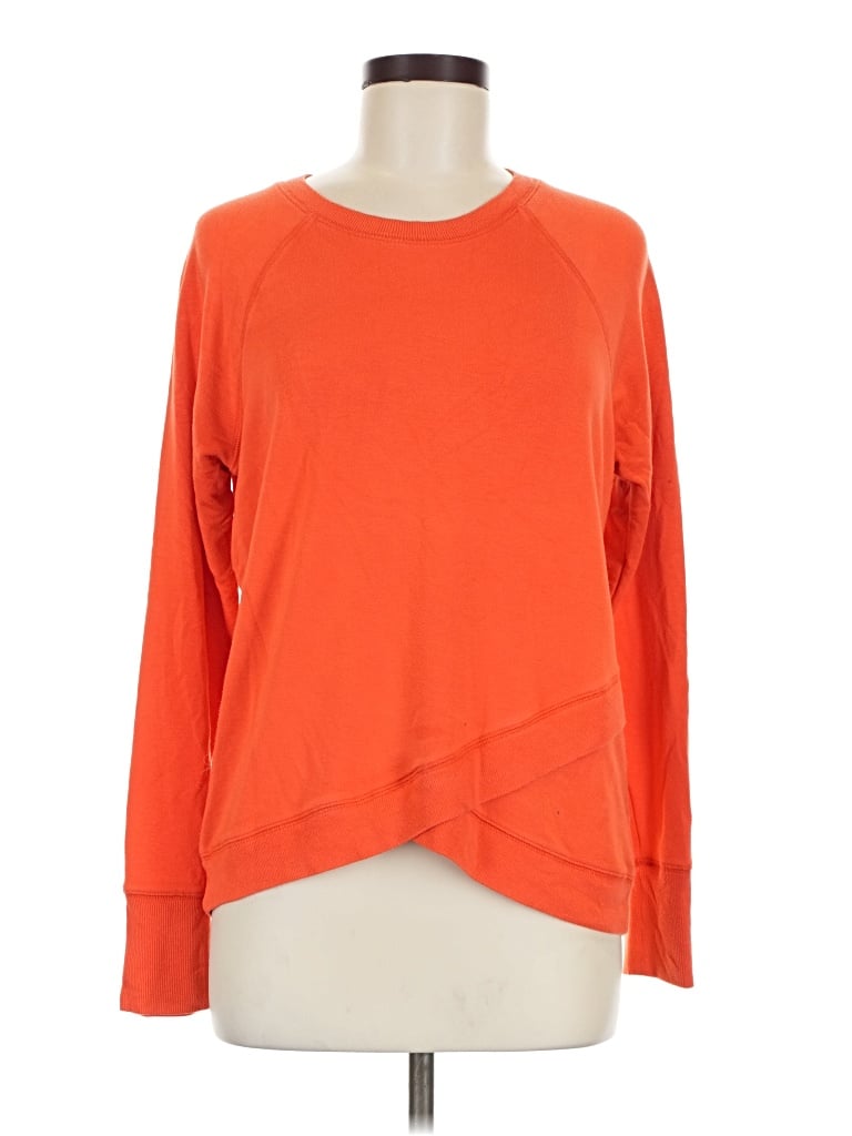 Pre-owned Athleta Sweatshirt In Orange