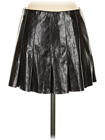 MNG Faux Leather Skirt (view 2)