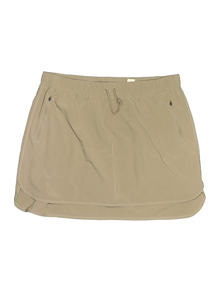 Pre-owned Zeroxposur Casual Skirt In Tan