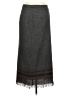 Requirements 100% Polyester Chevron-herringbone Gray Casual Skirt Size 8 - photo 1