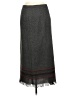 Requirements 100% Polyester Chevron-herringbone Gray Casual Skirt Size 8 - photo 2