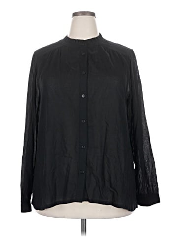 Lane Bryant Long Sleeve Blouse (view 1)