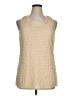 Saint Tropez West Ivory Sleeveless Blouse Size XL - photo 1