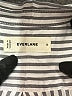 Everlane Stripes Silver Long Sleeve Button-Down Shirt Size 8 - photo 7