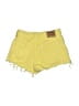Levi's 100% Cotton Yellow Denim Shorts Size 26 waist - photo 2