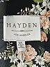 Hayden 100% Polyester Floral Black Casual Dress Size Med - Lg - photo 7