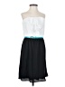 Express 100% Polyester Color Block Black Casual Dress Size 0 - photo 1