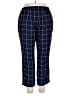 Jessica London 100% Polyester Plaid Blue Casual Pants Size 16 - photo 2