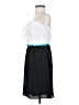 Express 100% Polyester Color Block Black Casual Dress Size 0 - photo 5