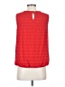 Liz Claiborne 100% Polyester Red Sleeveless Blouse Size S - photo 2