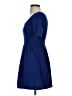 Lush Solid Blue Casual Dress Size S - photo 5