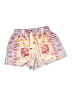 Shein Print Yellow Shorts Size 4 - photo 1