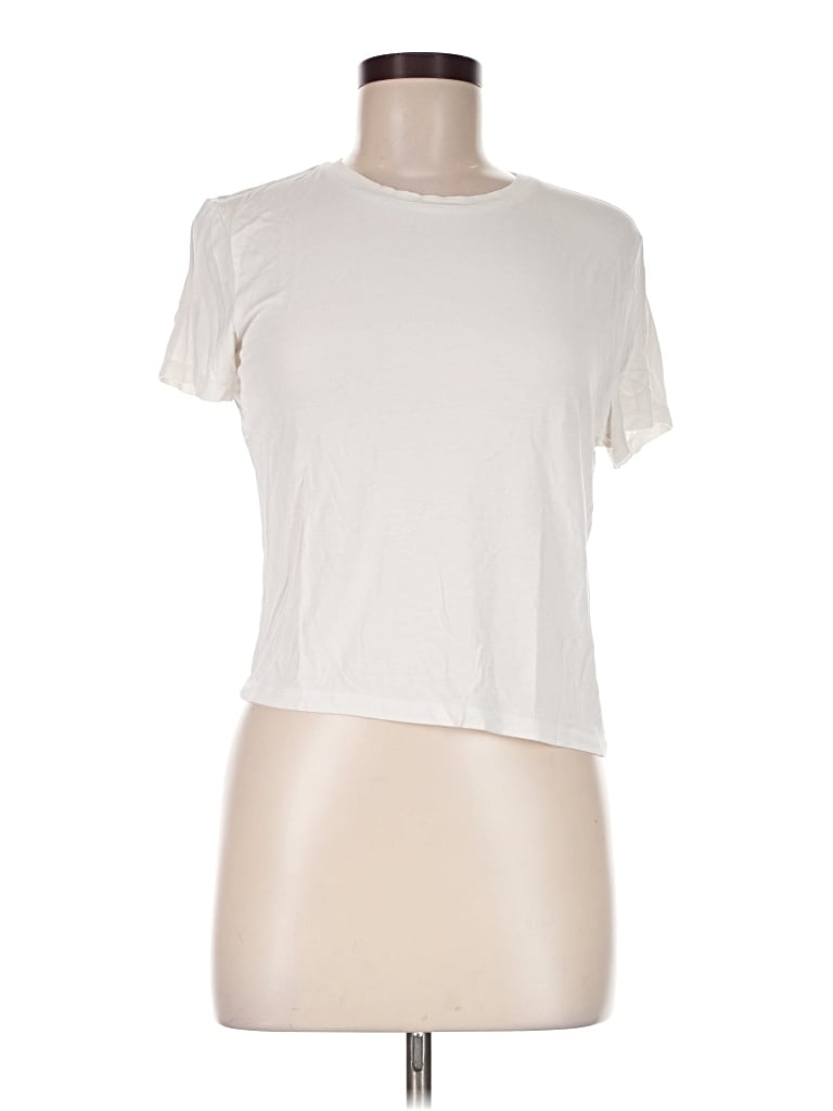 Pre-owned Babaton Short Sleeve T-shirt In Ivory