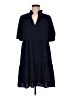 MSK 100% Polyester Solid Blue Casual Dress Size M - photo 1