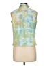Brisas 100% Cotton Green Sleeveless Button-Down Shirt Size L (petite) - photo 2