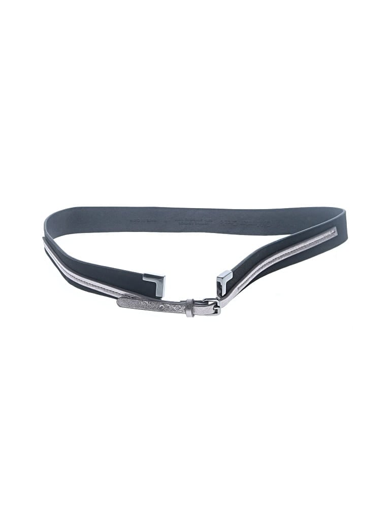 Pre-owned Coldwater Creek Leather Belt In Black
