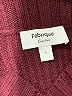 Fabrique Burgundy Wool Pullover Sweater Size S - photo 7