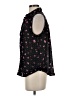 Elle 100% Polyester Floral Black Sleeveless Blouse Size XS - photo 5